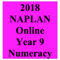 2018 Kilbaha Interactive NAPLAN Trial Test Numeracy Year 9